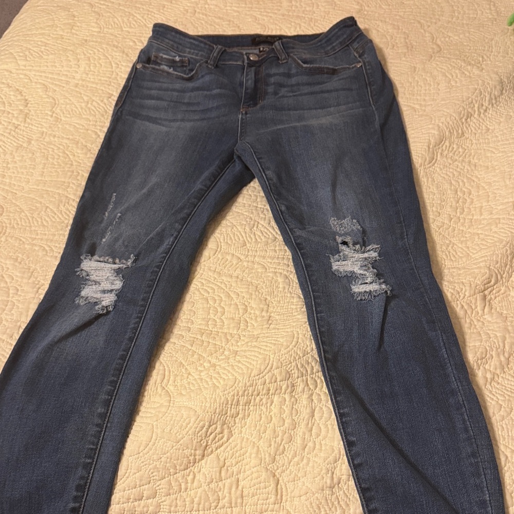 Judy Blue Distressed Skinny Jeans